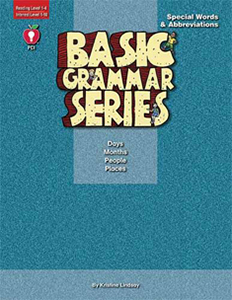 Basic Grammar Series Books - Special Words & Abbreviations